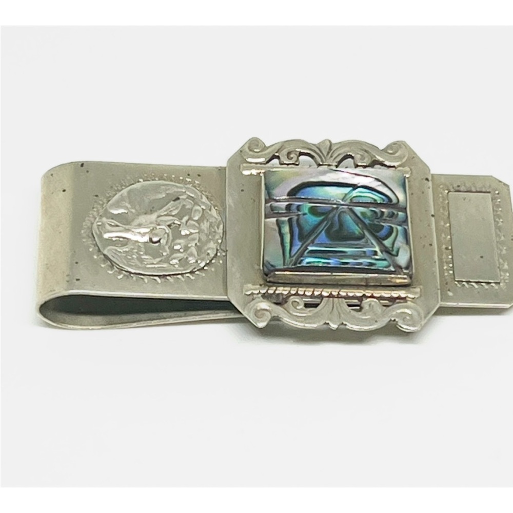 Vintage Sterling Silver Taxco Money Clip
